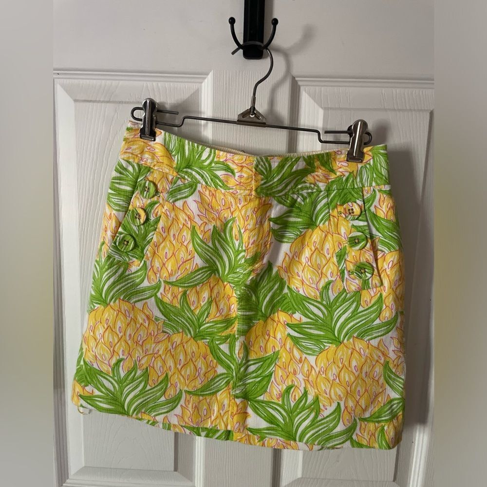 Women’s LILLY PULITZER Courtland Goin Bananas Pineapple Print Skirt